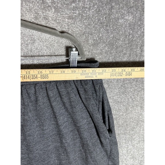 King Size Elastic Waist Pull On Shorts Mens Size 4XL BIG Gray Pockets - Picture 4 of 6